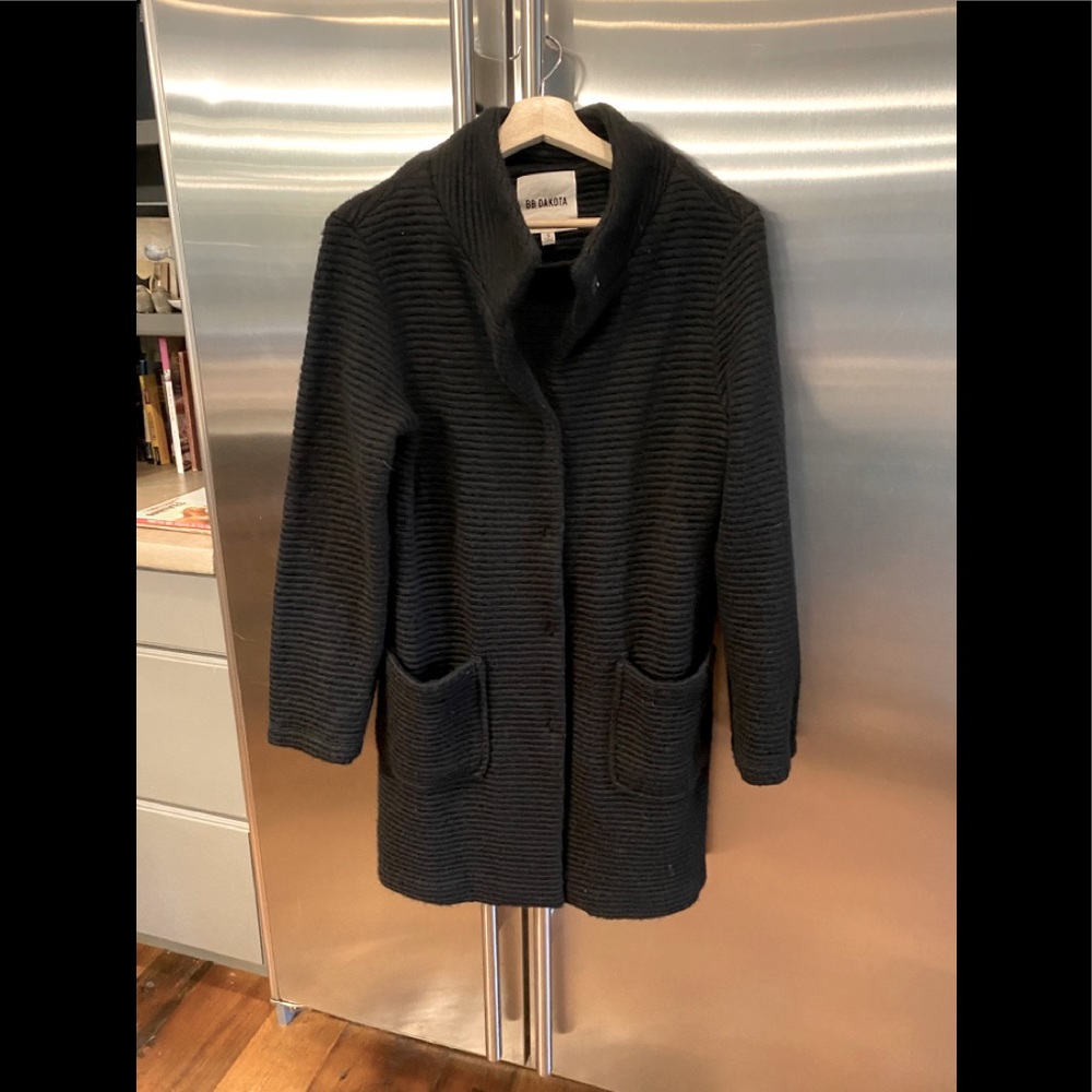 Black pea coat